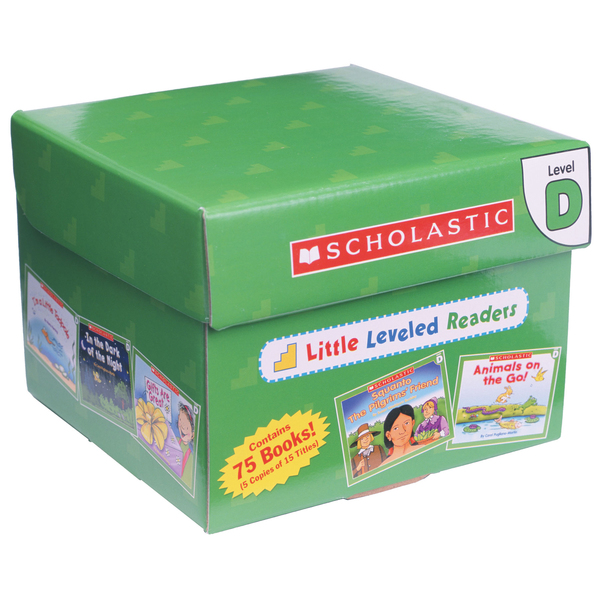 Scholastic Teaching Resources Little Leveled Readers Book: Level D Box Set, 15 Titles, PK5 545067677